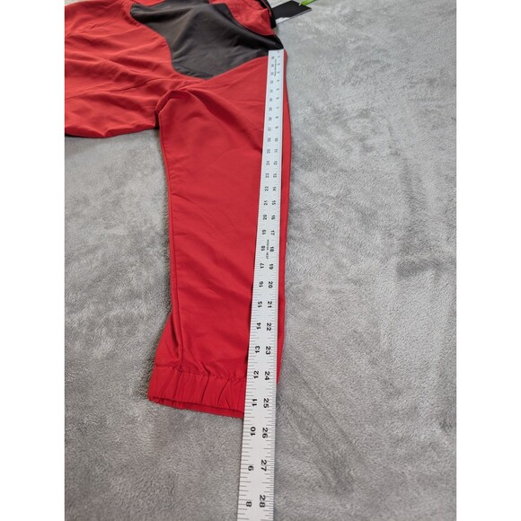 Nike Golf Windbreaker Pullover Women's XL Red Black Colorblock 1/2 Zip Pockets - Picture 13 of 15